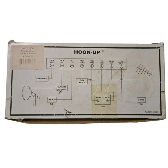 Used RV TV DVD SAT ASSESABLE CONTROL PAN AVCC-530 - Picture 4 of 8